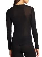 Silk Long-Sleeve Top