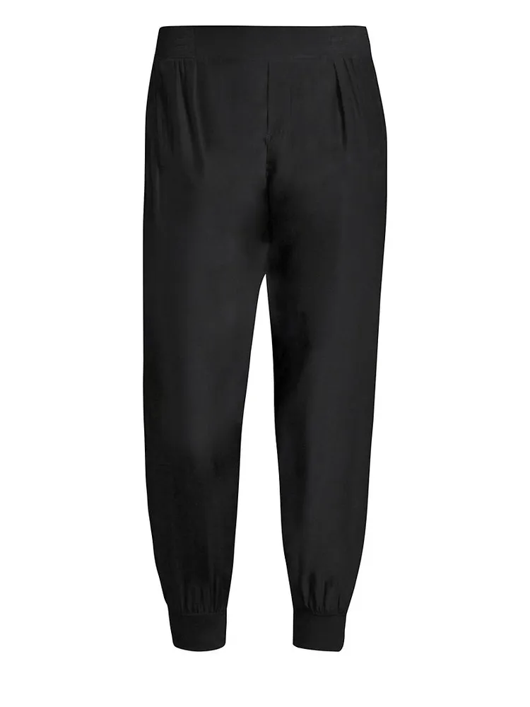 Pull-On Silk Pants