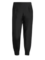 Pull-On Silk Pants