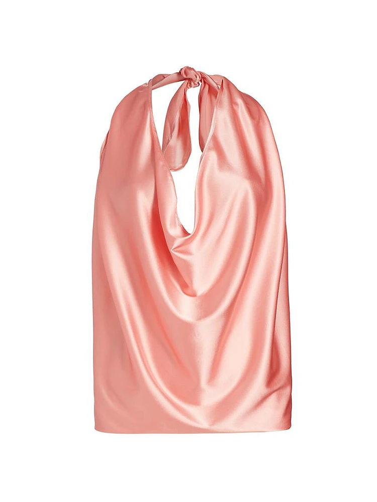 Harriet Convertible Stretch-Silk Top