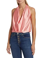 Harriet Convertible Stretch-Silk Top