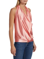 Harriet Convertible Stretch-Silk Top