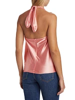 Harriet Convertible Stretch-Silk Top