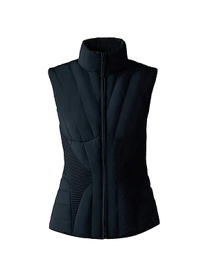 Aurelia Padded Down Zip-Up Vest