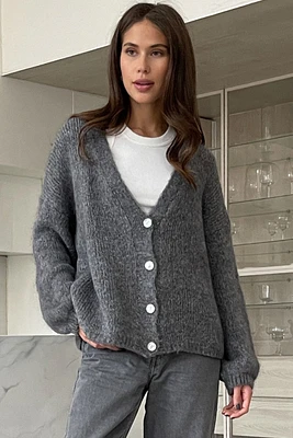 Charli - Ruby Cardigan in Grey