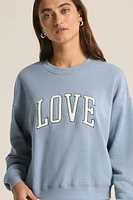 Z Supply - Love Sweatshirt Light Denim