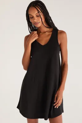 Z Supply - The Breezy Mini Dress Black