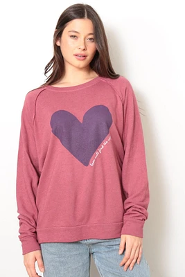 Goodhyouman - Vita Heart Pullover Deco Rose