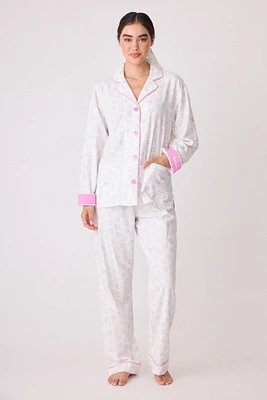 PJ Salvage -  Flannel Set Ivory