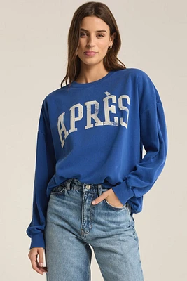 Z Supply - Apres Sunday Sweatshirt Pacific Blue