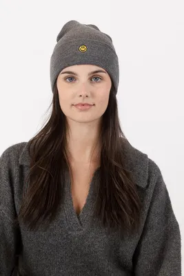 Lyla & Luxe - Smile Hat in Charcoal Grey
