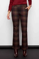 I Love Tyler Madison - Ponte Boot Axel Pant Bedford Print