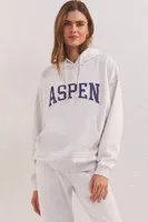 Z Supply -  Oversized Aspen Hoodie Light Grey