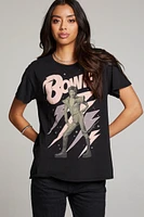 Chaser - David Bowie Bolt Tee True Black