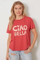 Goodhyouman - Isla Ciao Bella Tee Salsa