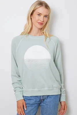 Goodhyouman - Smith Trust The Universe Sunset Pullover Pistachio