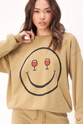 Project Social T- Wine Eyes Pullover Iced Coffee