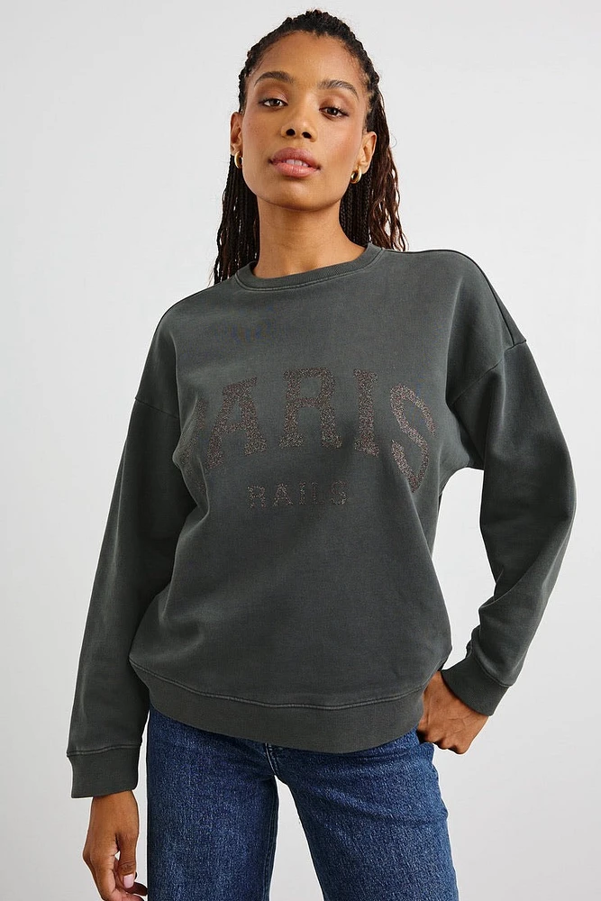 Rails - Varsity Sweatshirt Paris Glitter