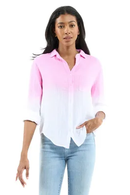 CHRLDR - Elizabeth Gauze Shirt Pink Ombre