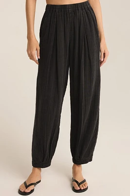 Z Supply - Step Out Gauze Pants Black