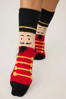 PJ Salvage - Nut Cracker Fun Socks in Black