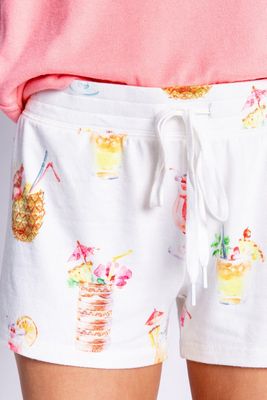 PJ Salvage - Lets Get Tropical Shorts Ivory