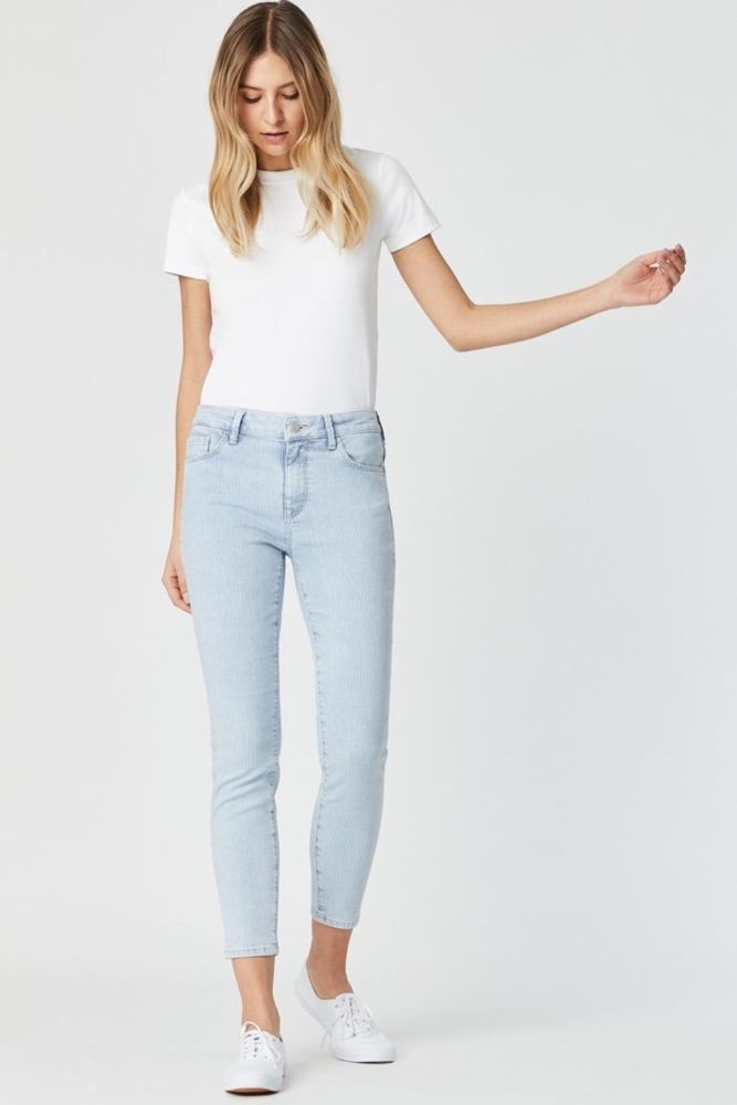 Mavi - Tess Jeans Bleached Stripe Stretch