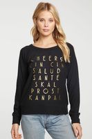 Chaser - Cheers Pullover True Black