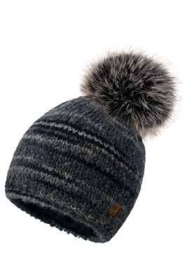 WoolK - Morgana Hat in Grey/Black