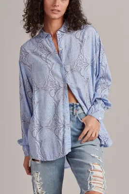 Splendid - Mackenzie Shirt Chicory Paisley