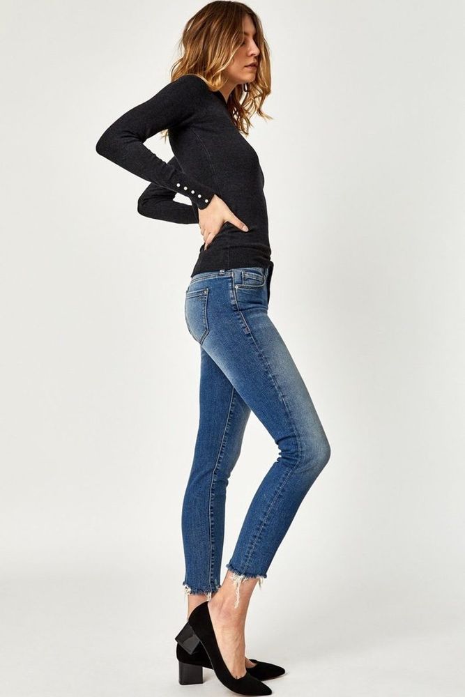 Mavi Adriana - Mid Ankle Shaded 80’s vintage Jeans