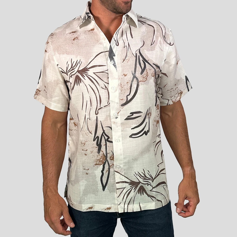 Mojito Collection Floral Breeze Print Shirt Short Sleeve