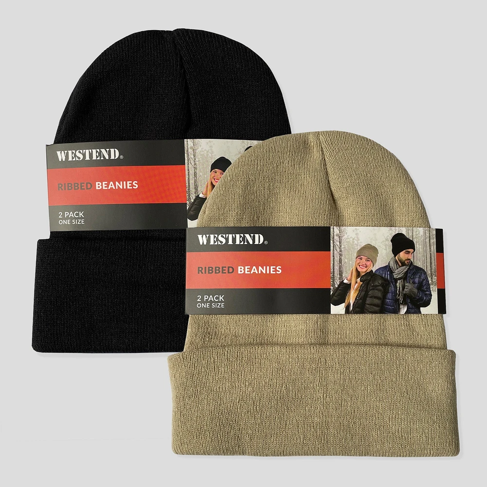 Westend 2 Pack Beanie Set