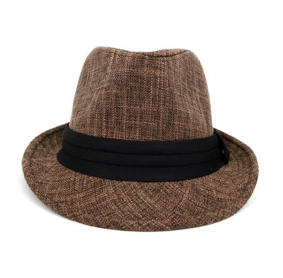 Trilby Fedora Hat with Band Trim