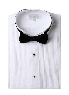 Tuxedo Shirt with Bow Tie Plus