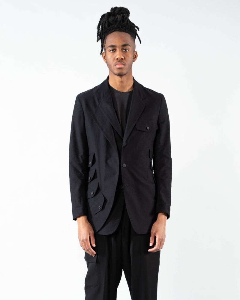 Layered Flap Blazer