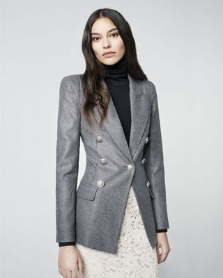 Not A Double Button Pagoda Blazer