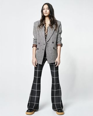 Oversized Double Button Blazer