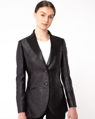 Metallize Fitted Blazer