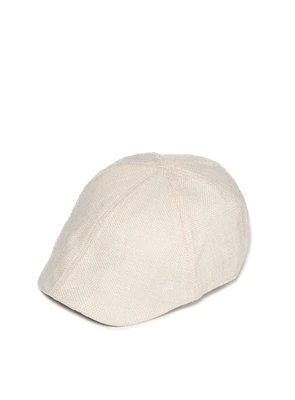 Casquette à effet lin