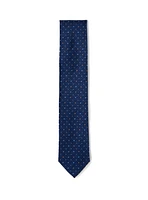 Blue Multi-Dotted Tie