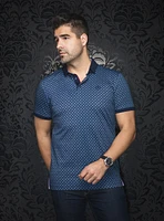 Spirals Print 'Avesta' Polo