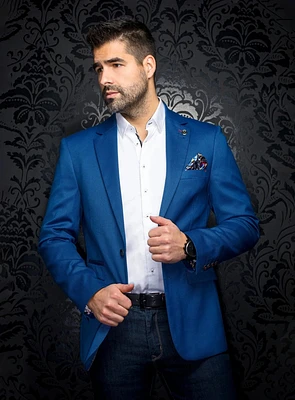 Neat Royal Blue 'Bronson' Sport Jacket