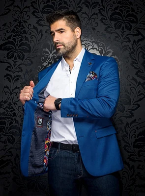 Neat Royal Blue 'Bronson' Sport Jacket