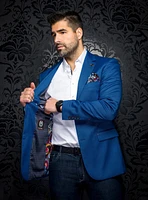 Neat Royal Blue 'Bronson' Sport Jacket