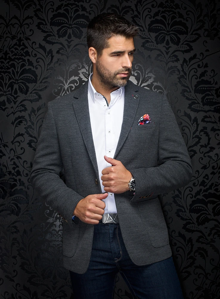 Neat Charcoal 'Century' Sport Jacket