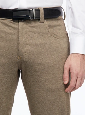 Solid Twill Dress Pants