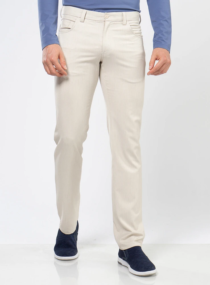 Linen Effect Dress Pants