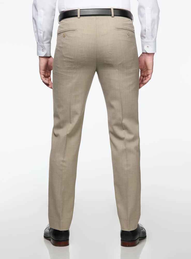 Taupe Twill Dress Pants