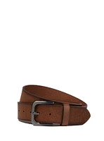 Ceinture texturé cognac